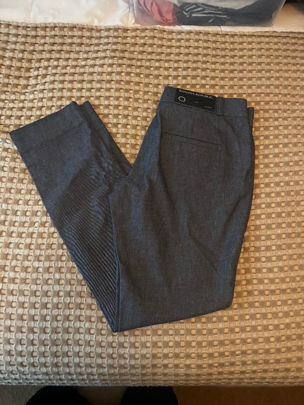 Banana Republic Size 0 Sloan Pants, Dark Blue, Ankle Length